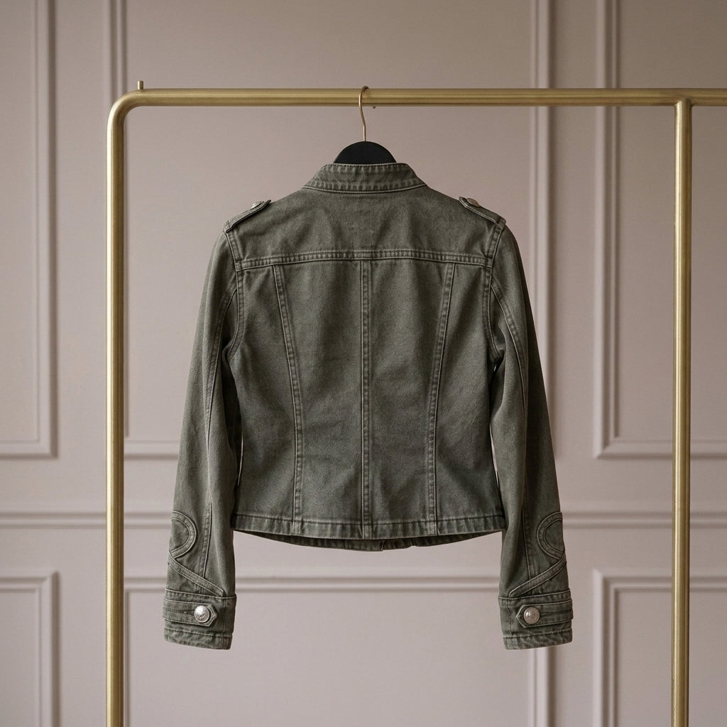 Valenne — Chaqueta Corta de Inspiración Militar