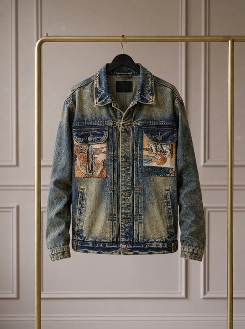 César — Chaqueta Denim Artesanal