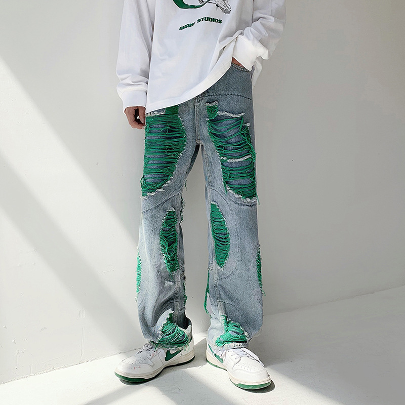 Maxwel — Vaquero Oversize con Hilos en Contraste