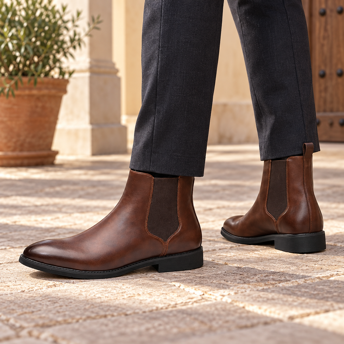 Gael — Botines Chelsea de Piel