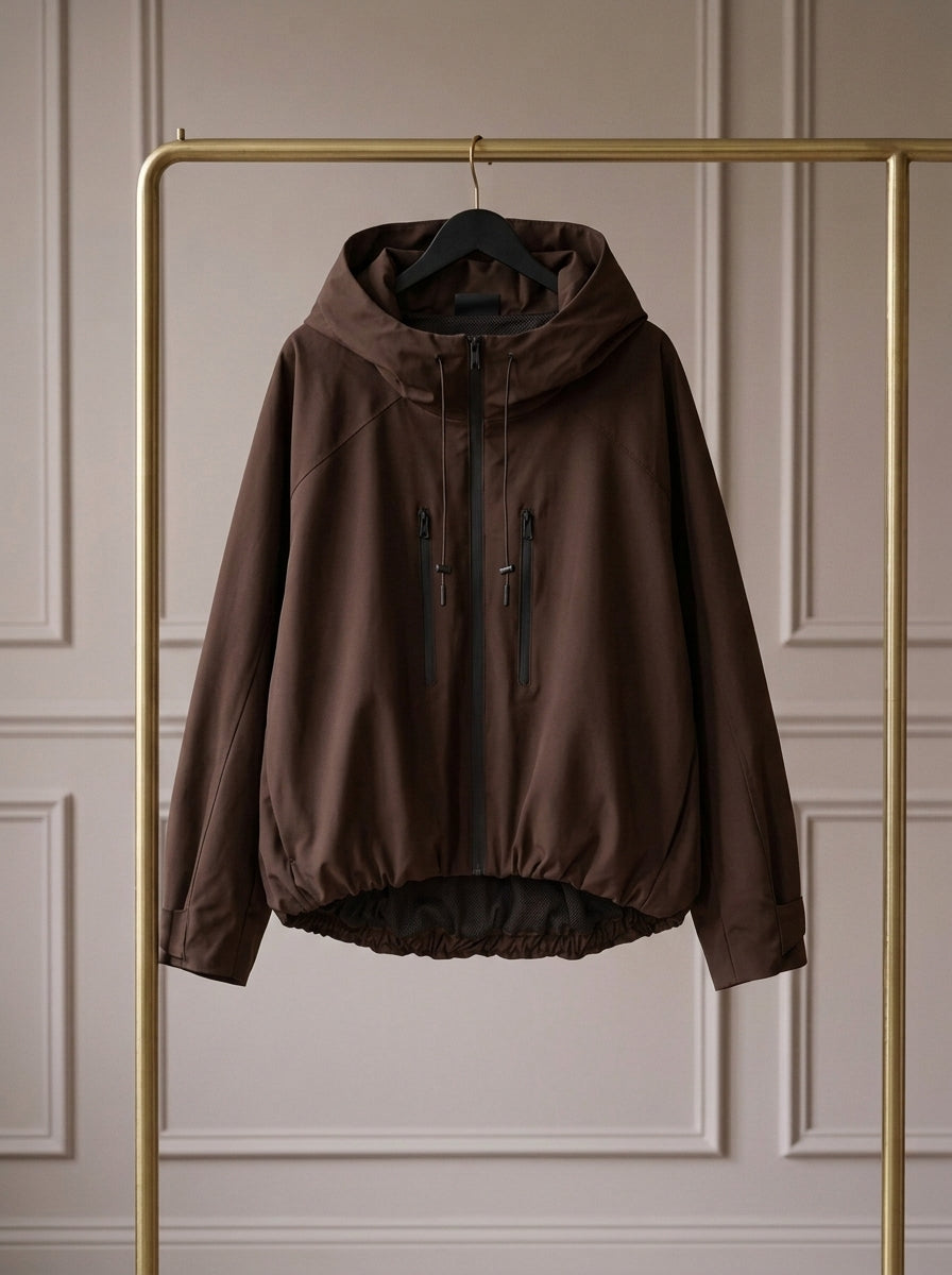 Névora — Chaqueta Impermeable Oversize Corta