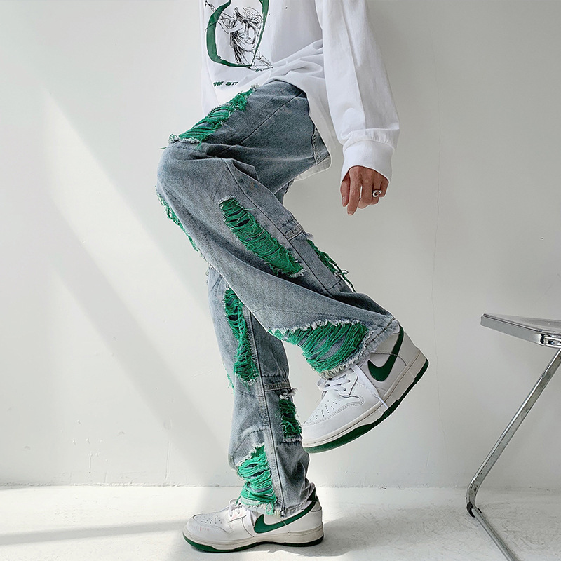Maxwel — Vaquero Oversize con Hilos en Contraste
