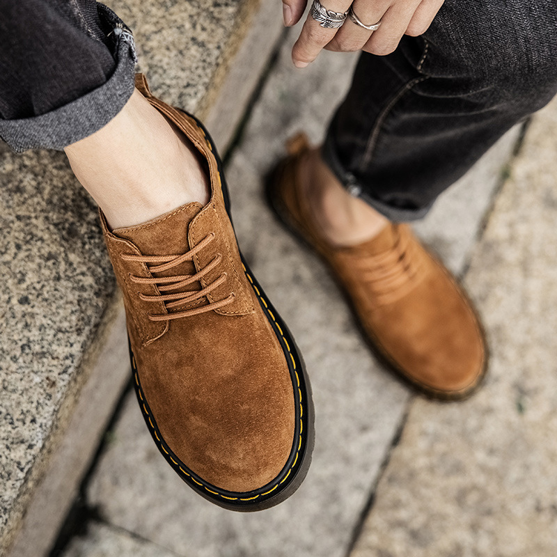 Darío — Zapato de Ante con Cordones