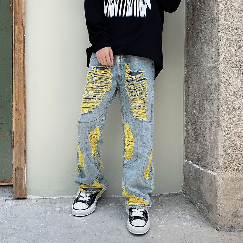 Maxwel — Vaquero Oversize con Hilos en Contraste