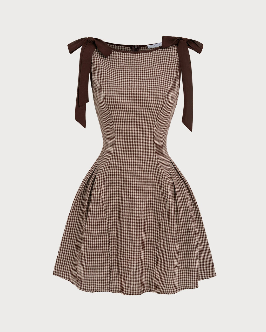 Ambrélie — Mini Vestido de Cuadros Vichy