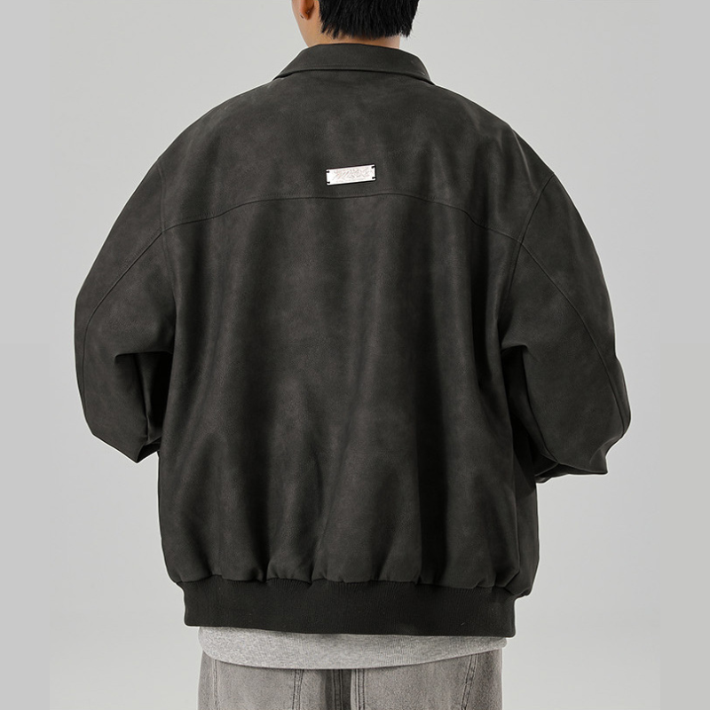 Abel — Chaqueta Bomber Efecto Ante