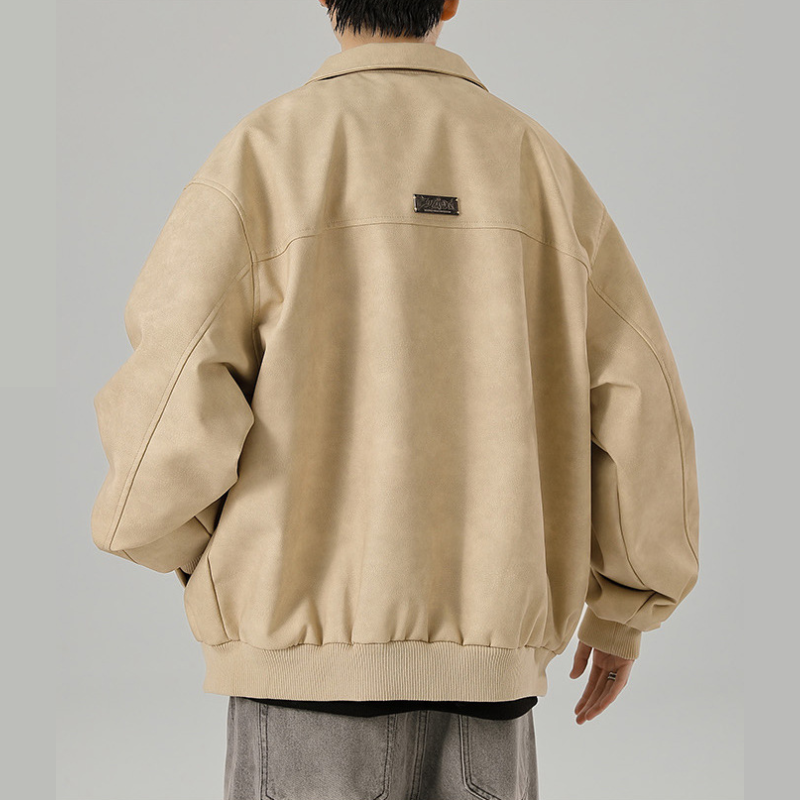 Abel — Chaqueta Bomber Efecto Ante