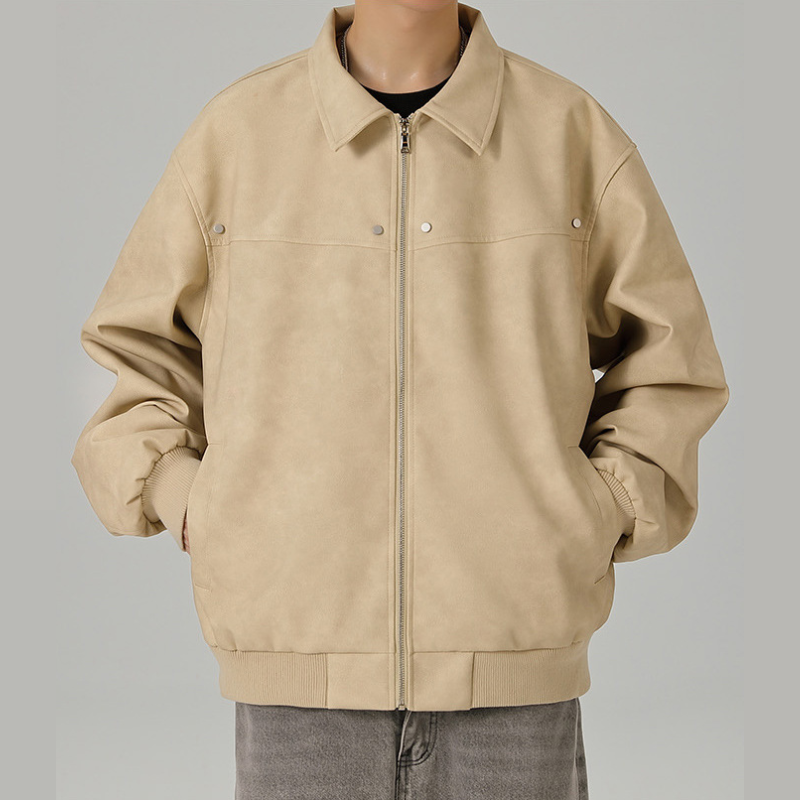 Abel — Chaqueta Bomber Efecto Ante
