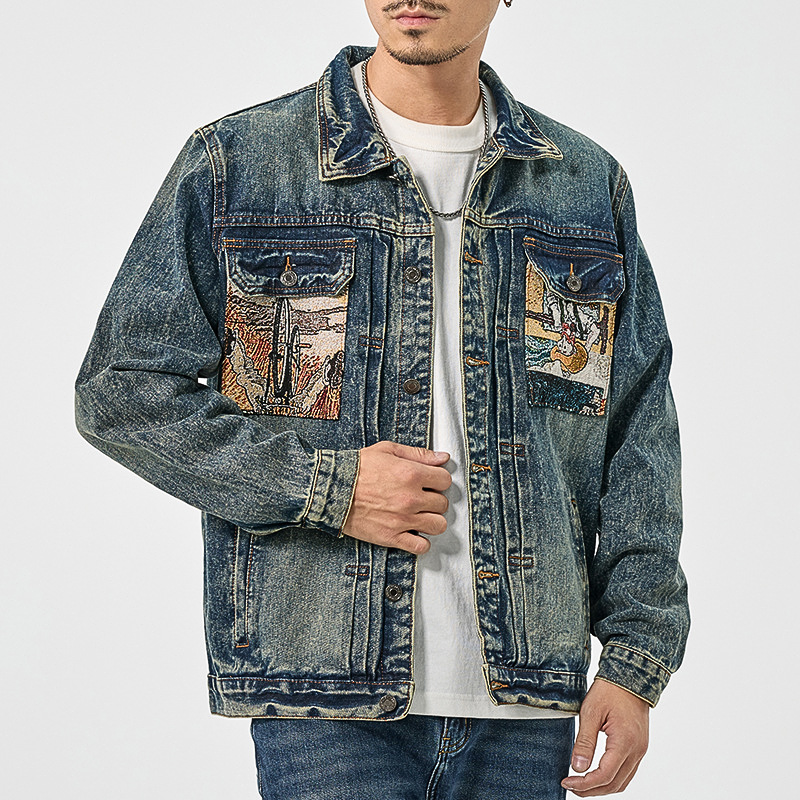 César — Chaqueta Denim Artesanal