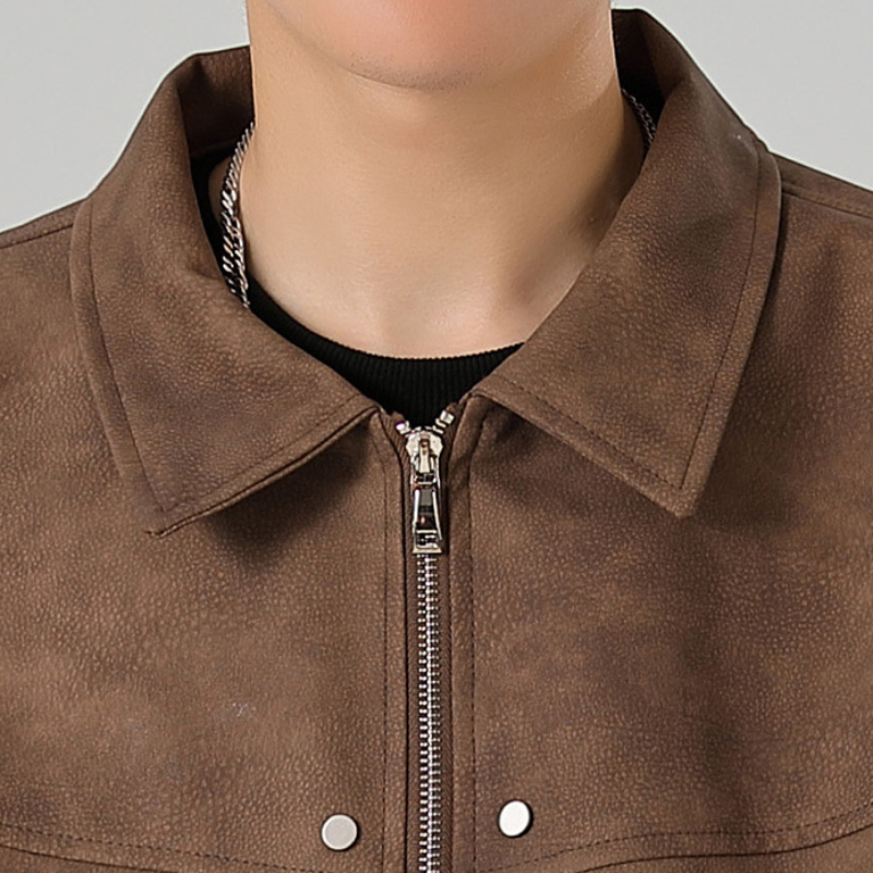 Abel — Chaqueta Bomber Efecto Ante