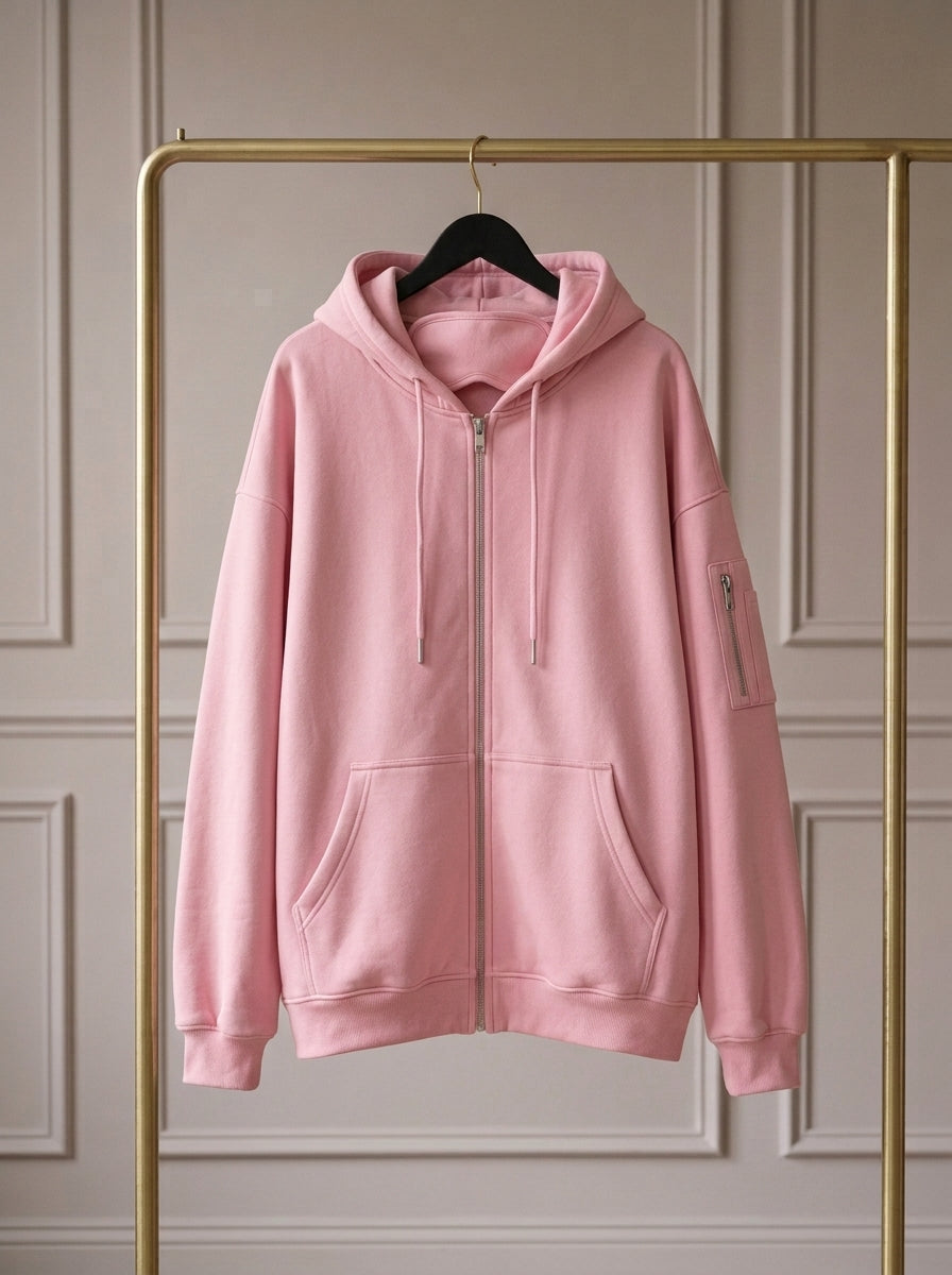 Somnéa — Sudadera Oversize Zip-Up