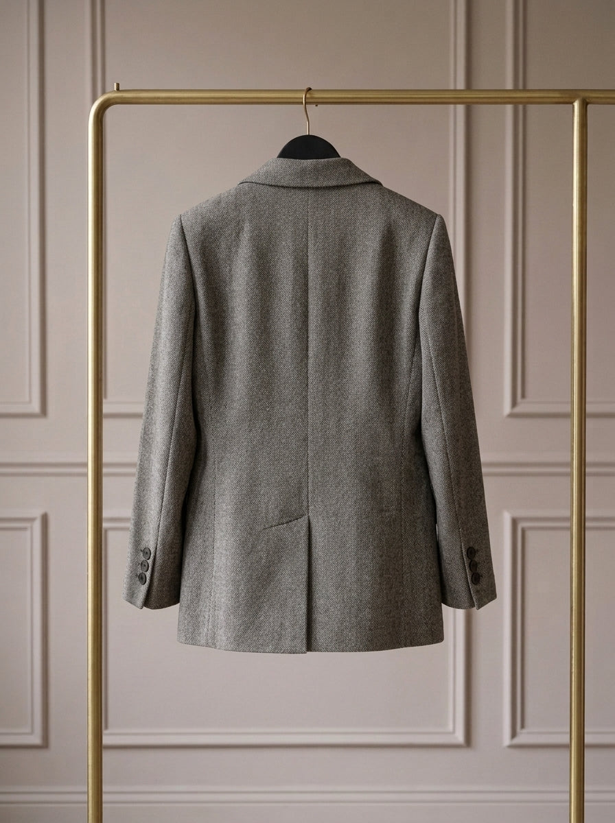 Valentine — Blazer de Espiga con Corte Relajado