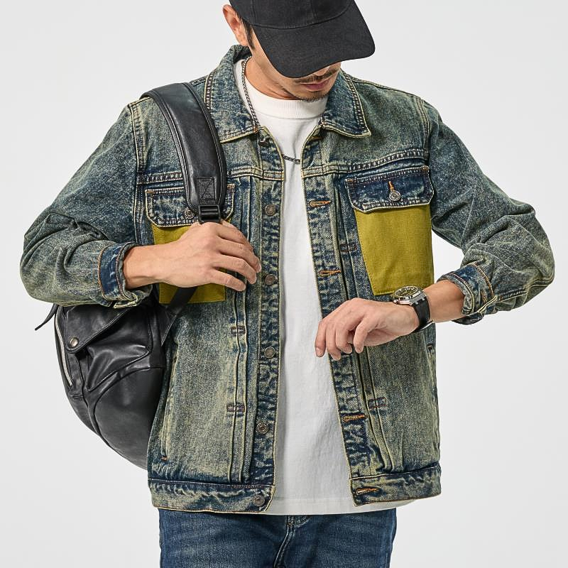 César — Chaqueta Denim Artesanal