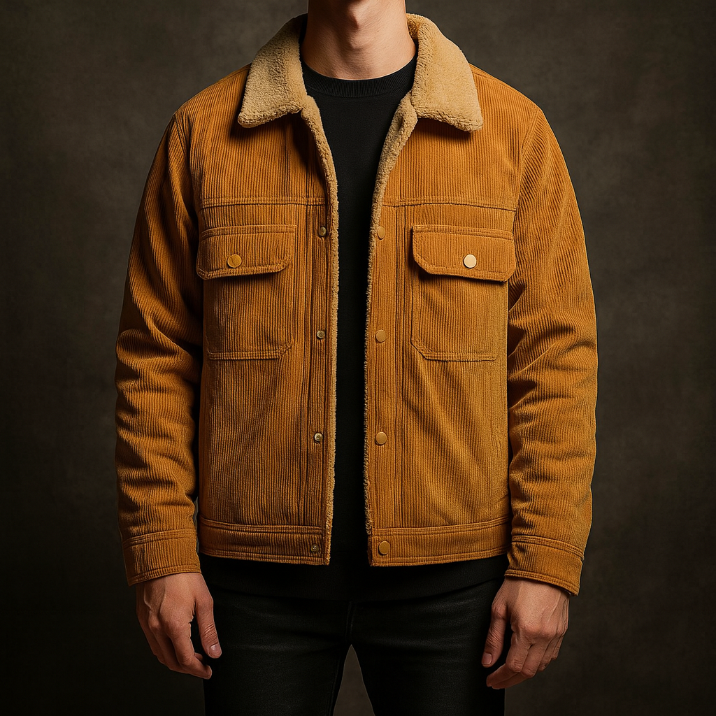 Matías — Chaqueta de Pana con Sherpa