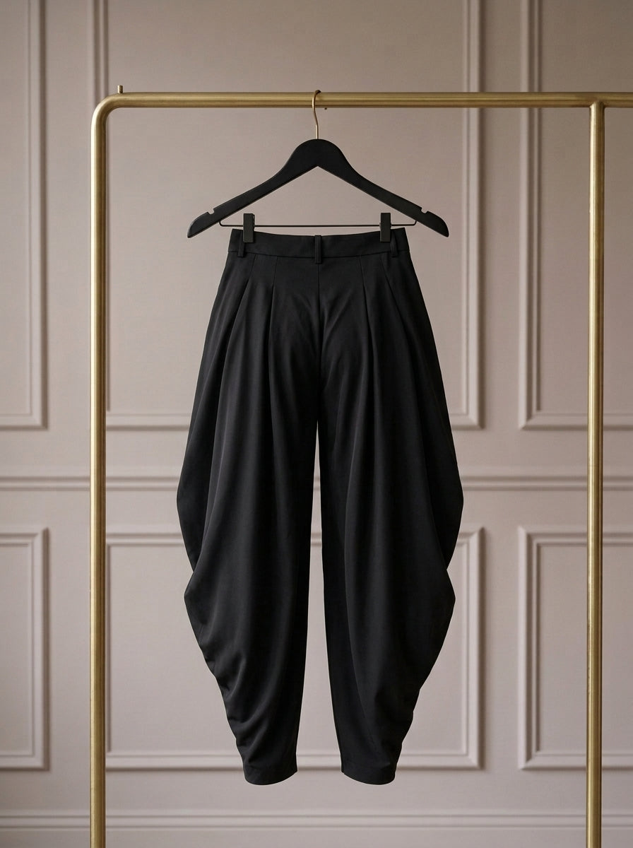 Vaélis — Pantalón Plisado de Cintura Alta
