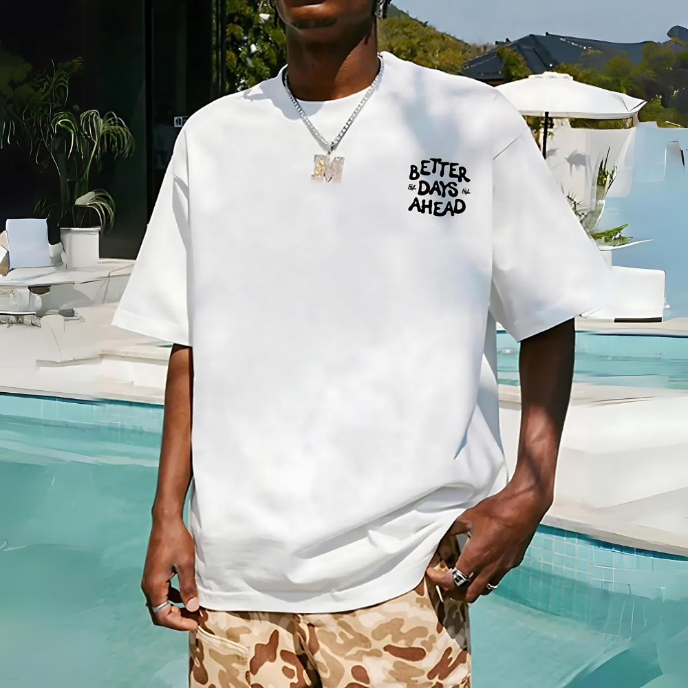 Luckas — Camiseta Oversize Gráfica