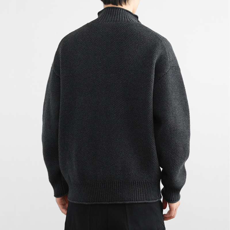 Joel — Chaqueta de Punto Waffle