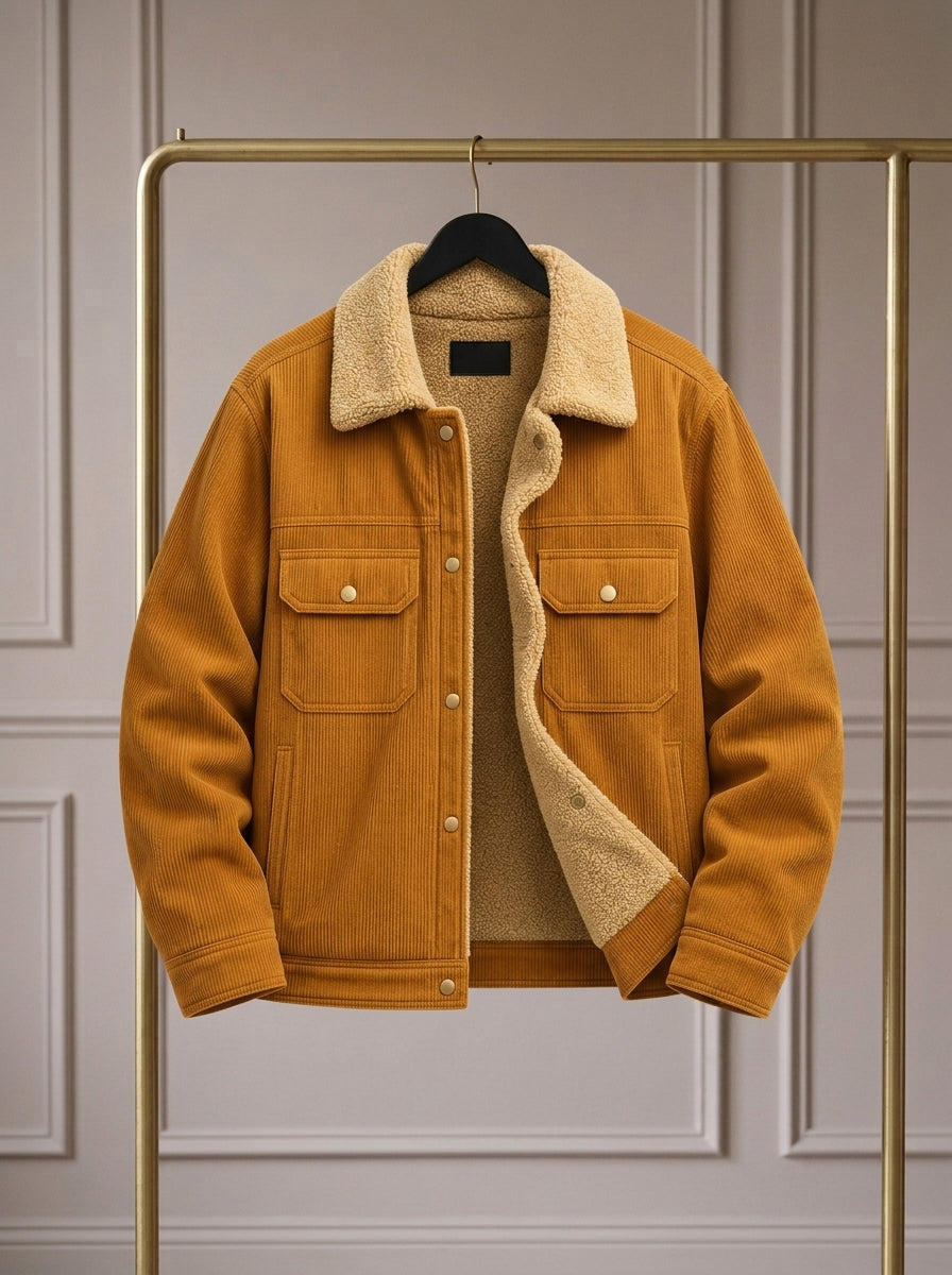 Matías — Chaqueta de Pana con Sherpa