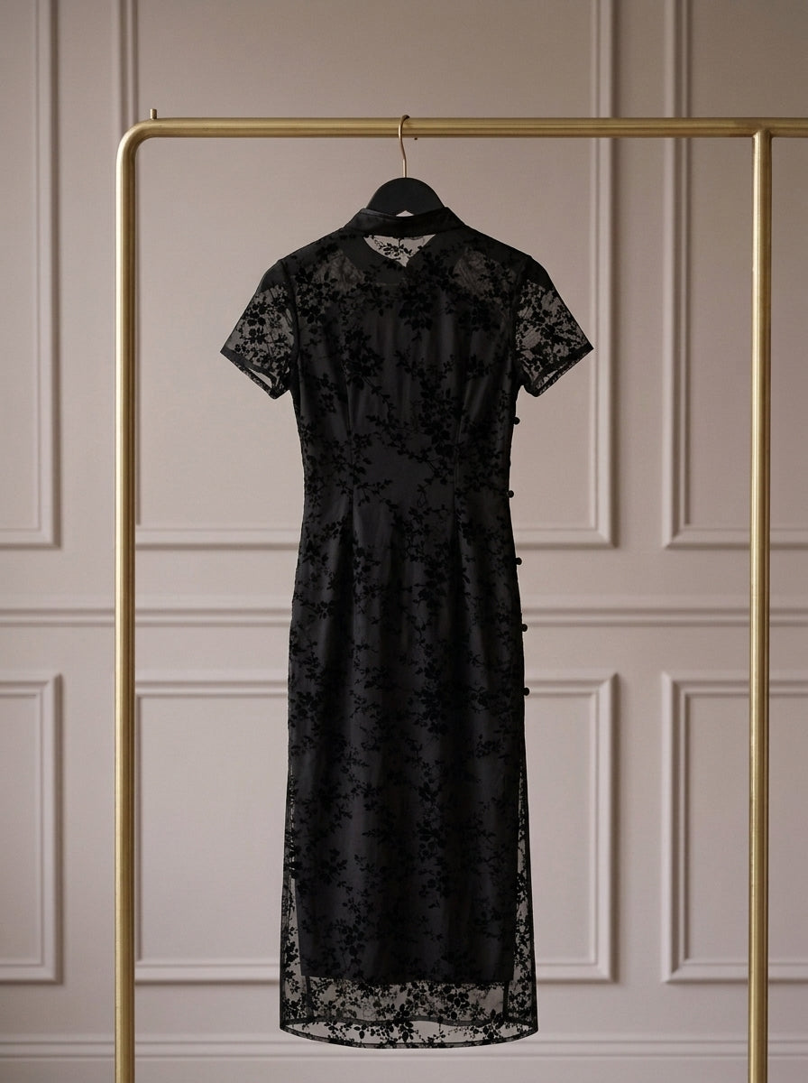 Véspéra — Vestido Midi Floral con Abertura