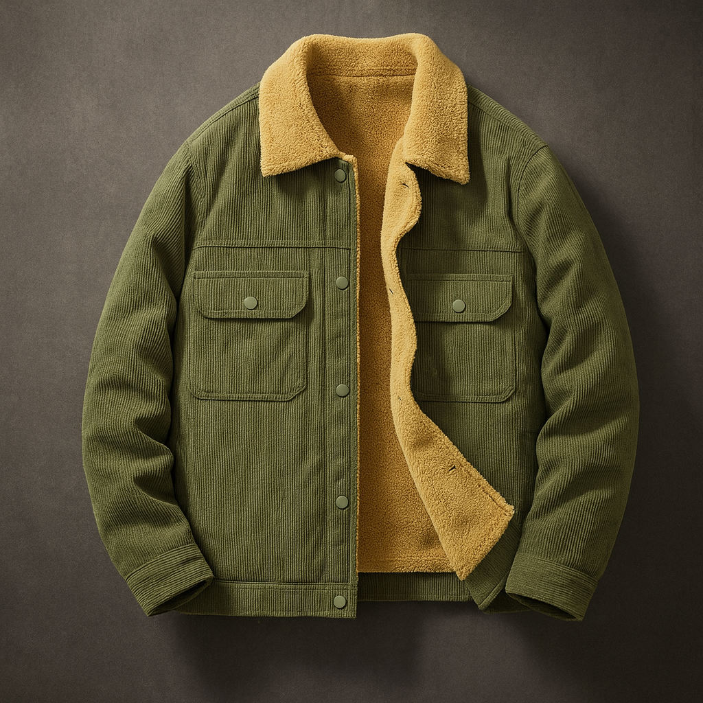 Matías — Chaqueta de Pana con Sherpa