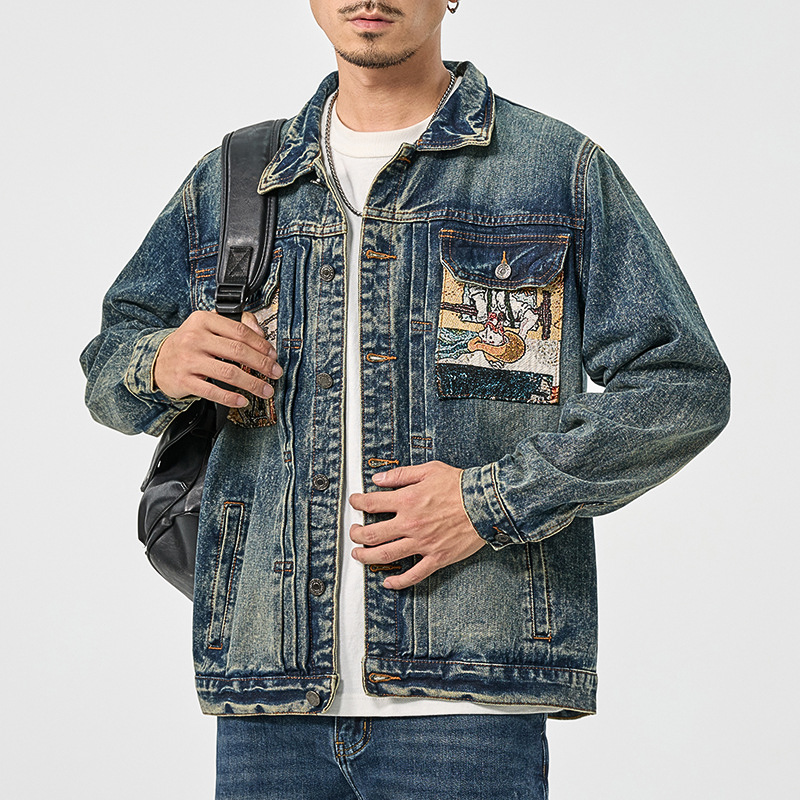 César — Chaqueta Denim Artesanal