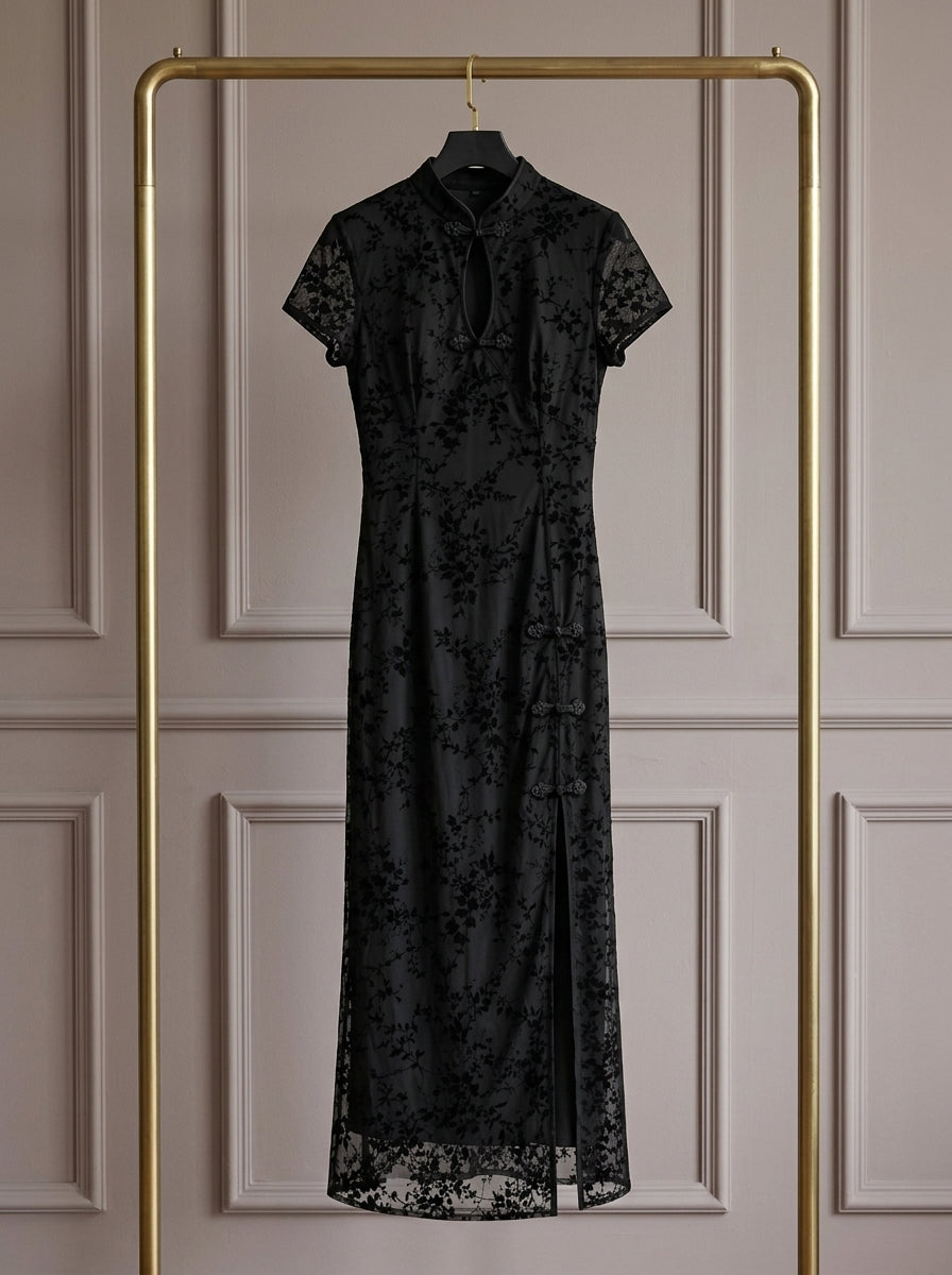 Véspéra — Vestido Midi Floral con Abertura