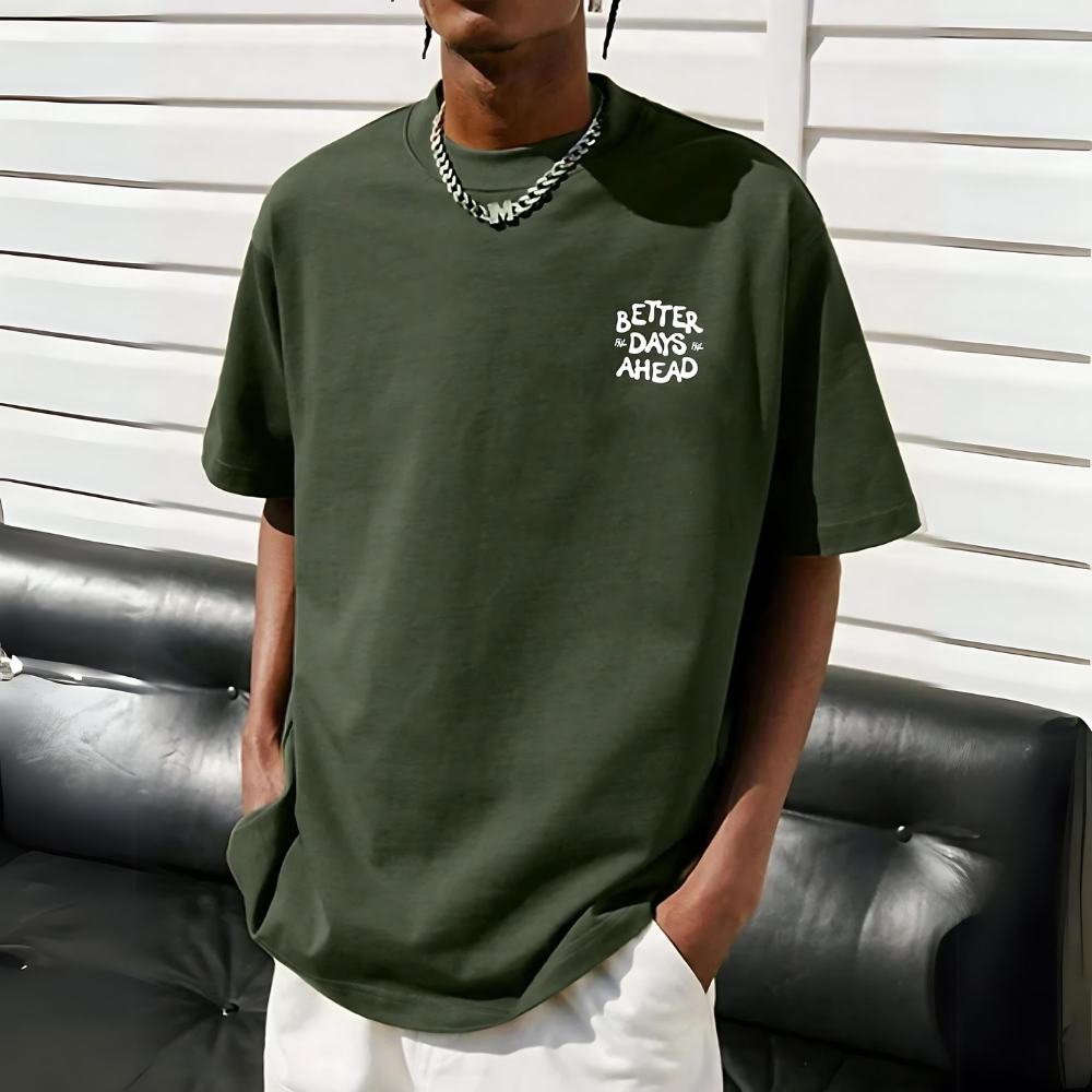 Luckas — Camiseta Oversize Gráfica