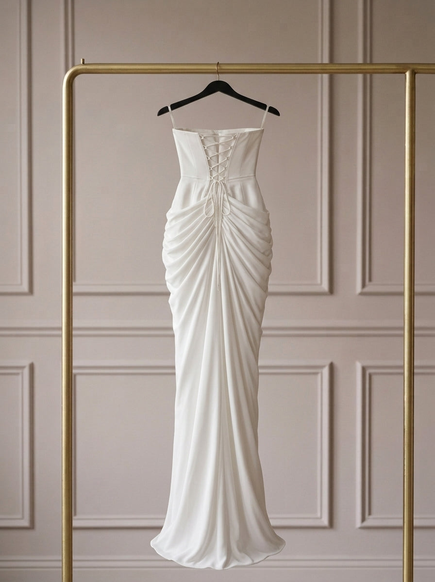 Calyssé — Vestido Maxi Corsé con Drapeado