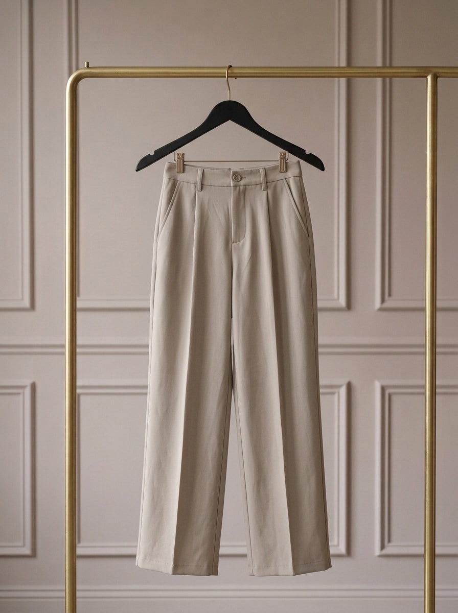 Sonora — Pantalón Wide-Leg de Pinzas