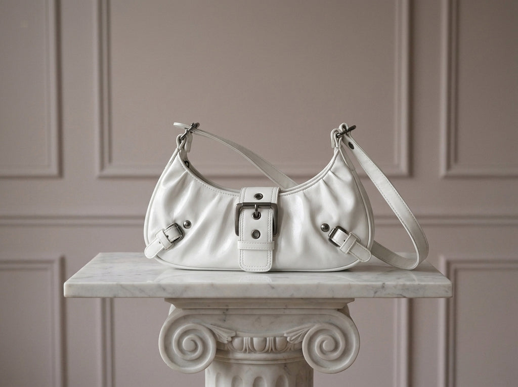 Noctelle — Bolso de Hombro con Doble Hebilla