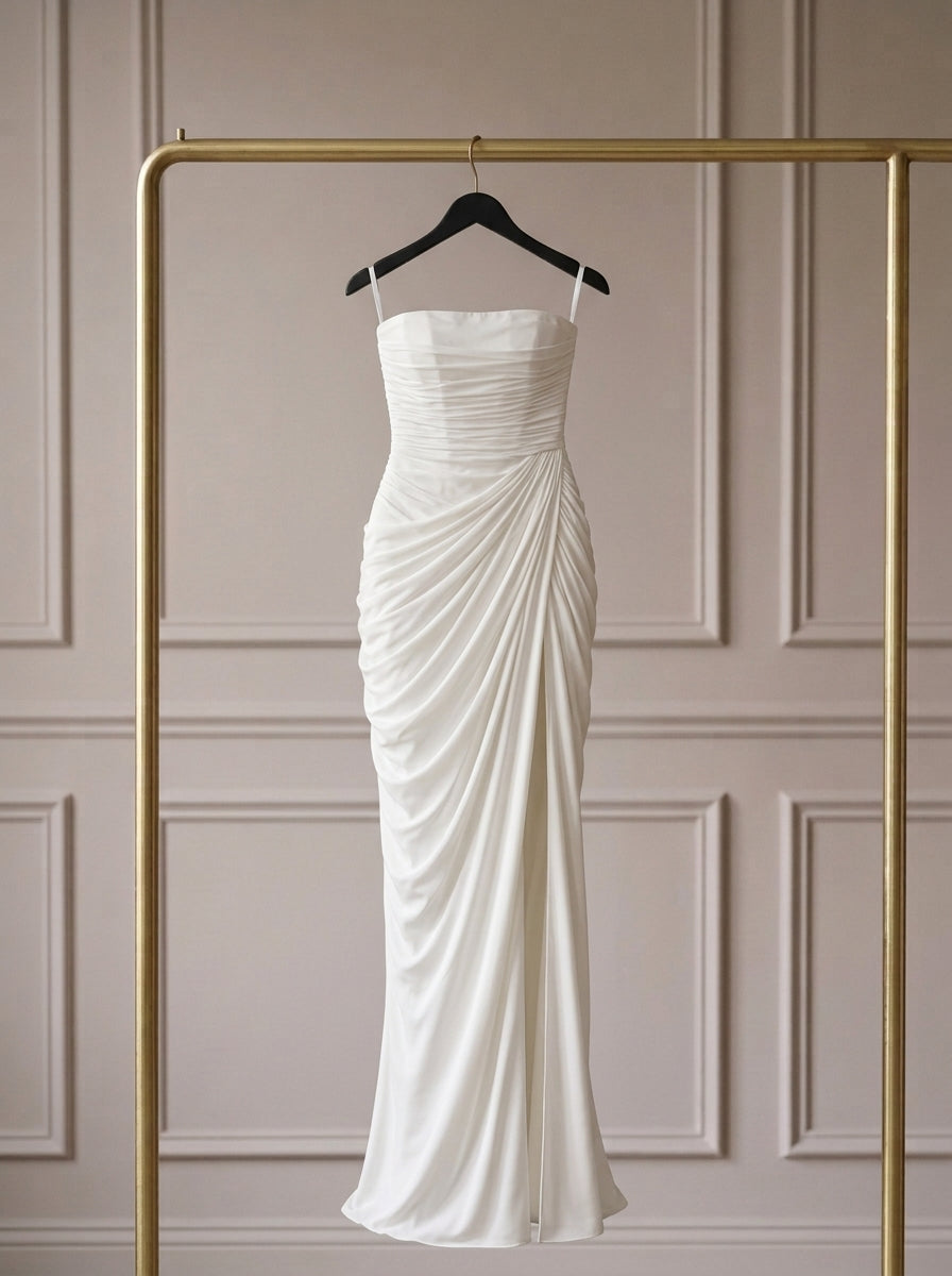 Calyssé — Vestido Maxi Corsé con Drapeado