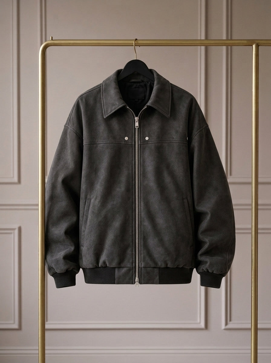 Abel — Chaqueta Bomber Efecto Ante