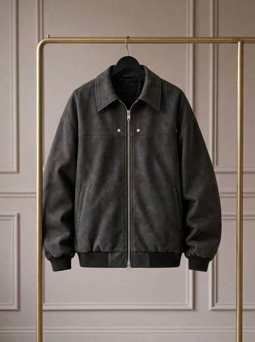 Abel — Chaqueta Bomber Efecto Ante