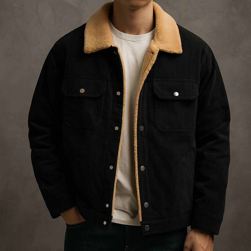 Matías — Chaqueta de Pana con Sherpa