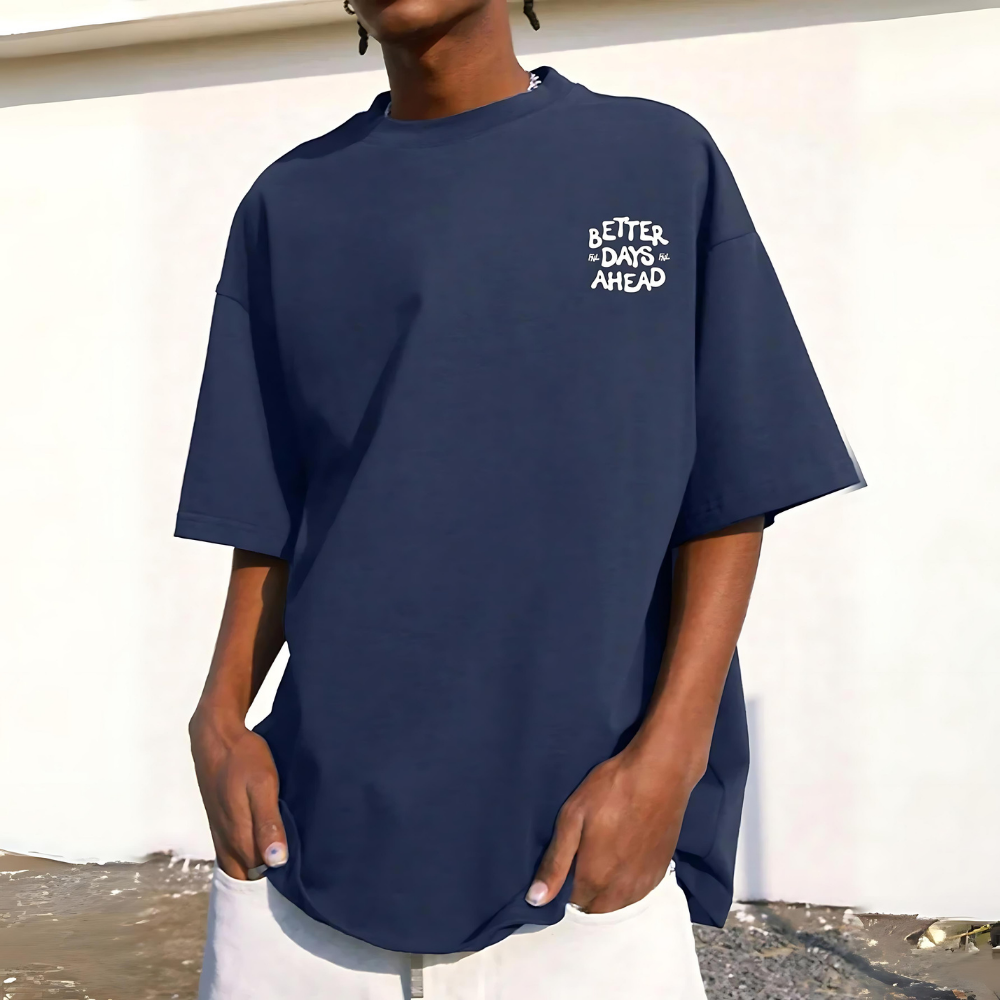 Luckas — Camiseta Oversize Gráfica
