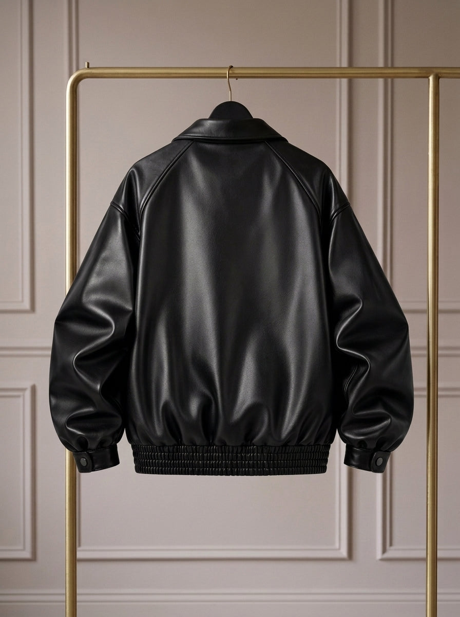Axel — Chaqueta Bomber Efecto Piel