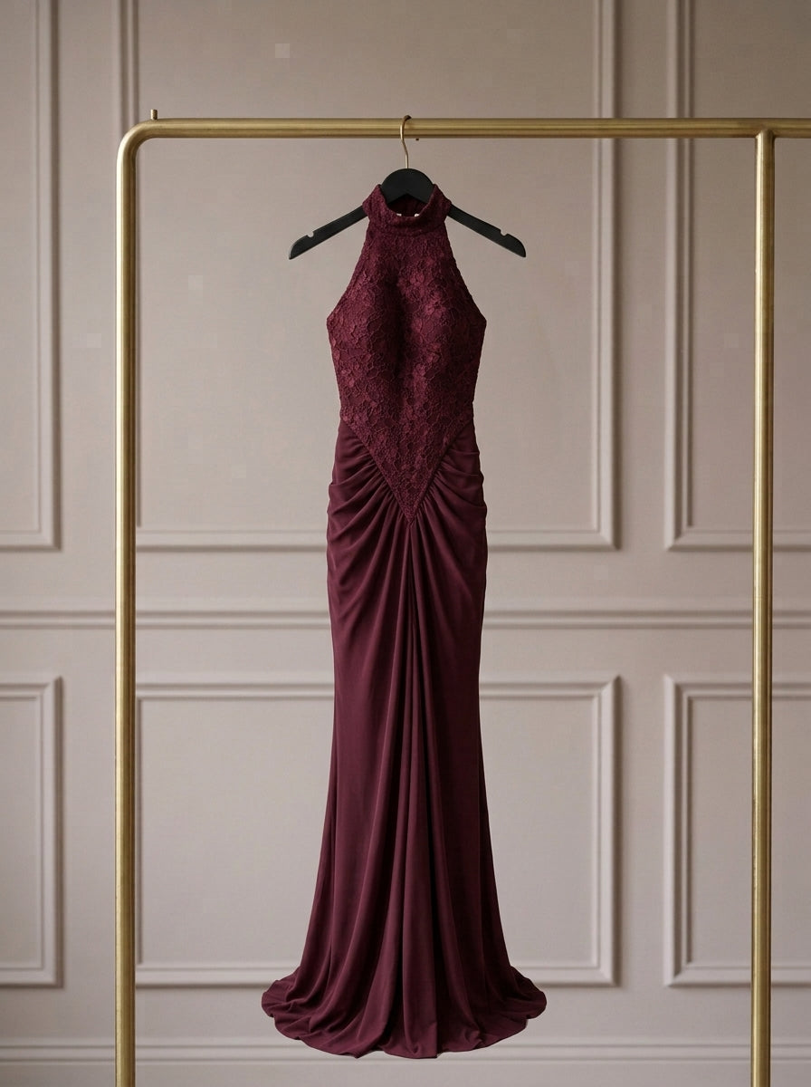 Seraphine — Vestido de Noche con Encaje Escultural