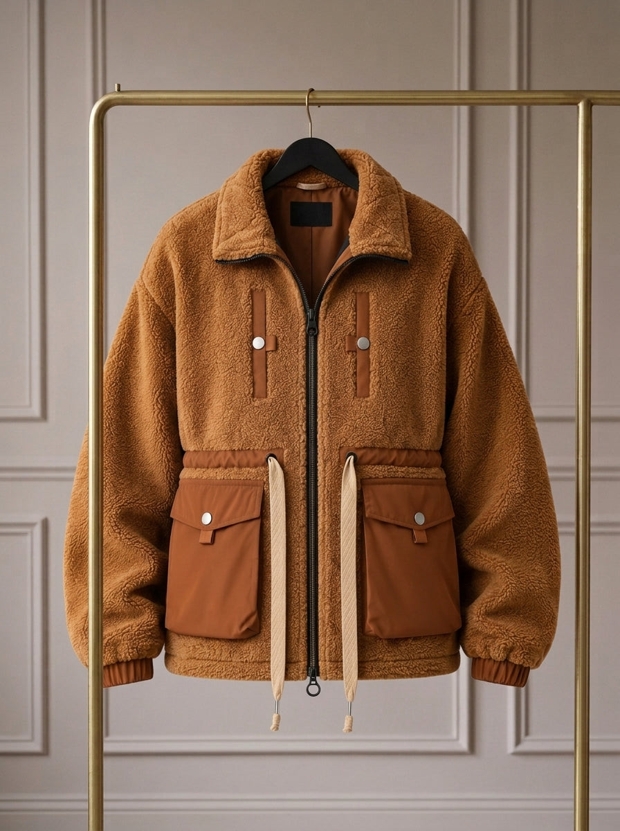 Rafael — Chaqueta Sherpa Cargo
