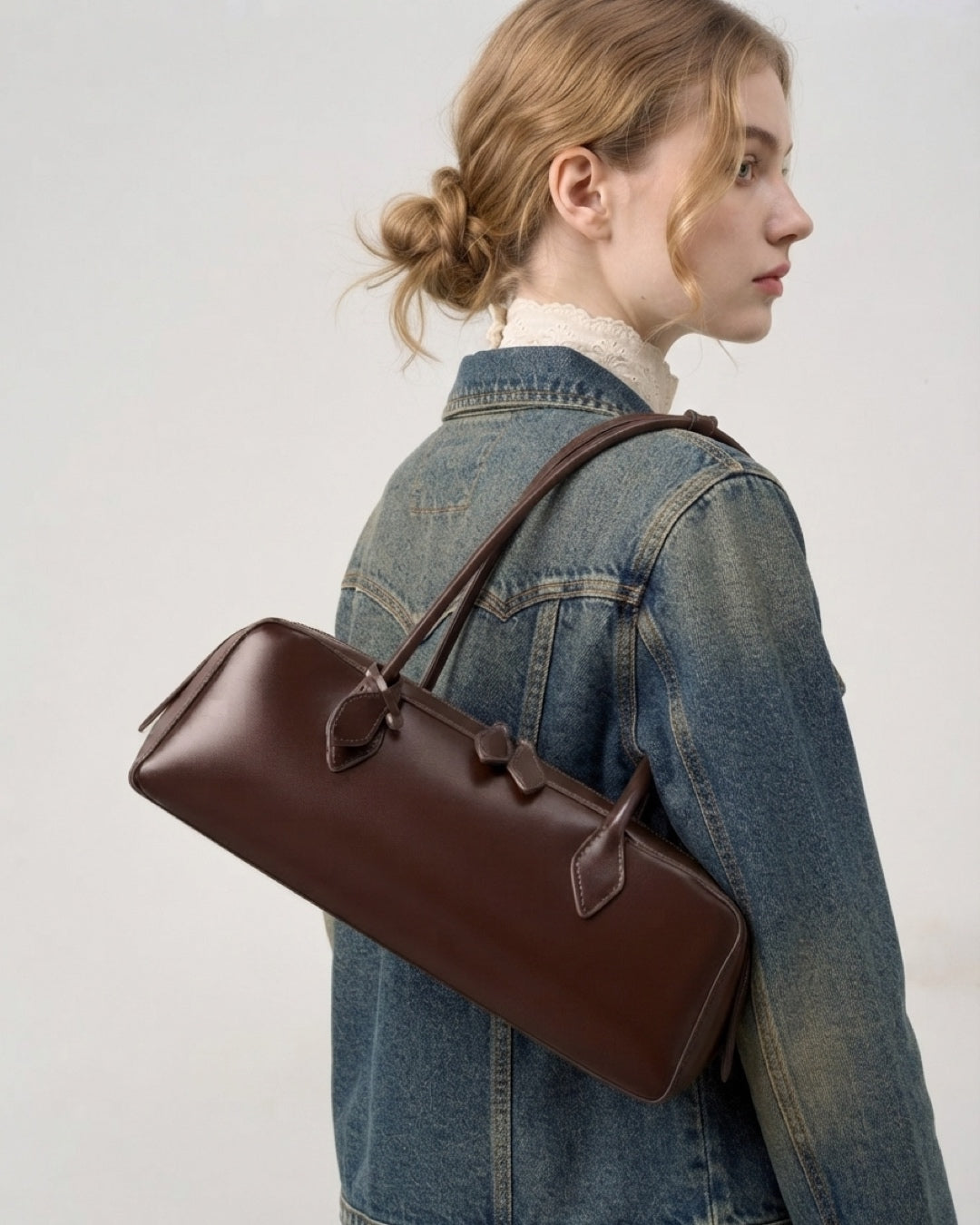 Elyséa — Bolso Baguette Estructurado