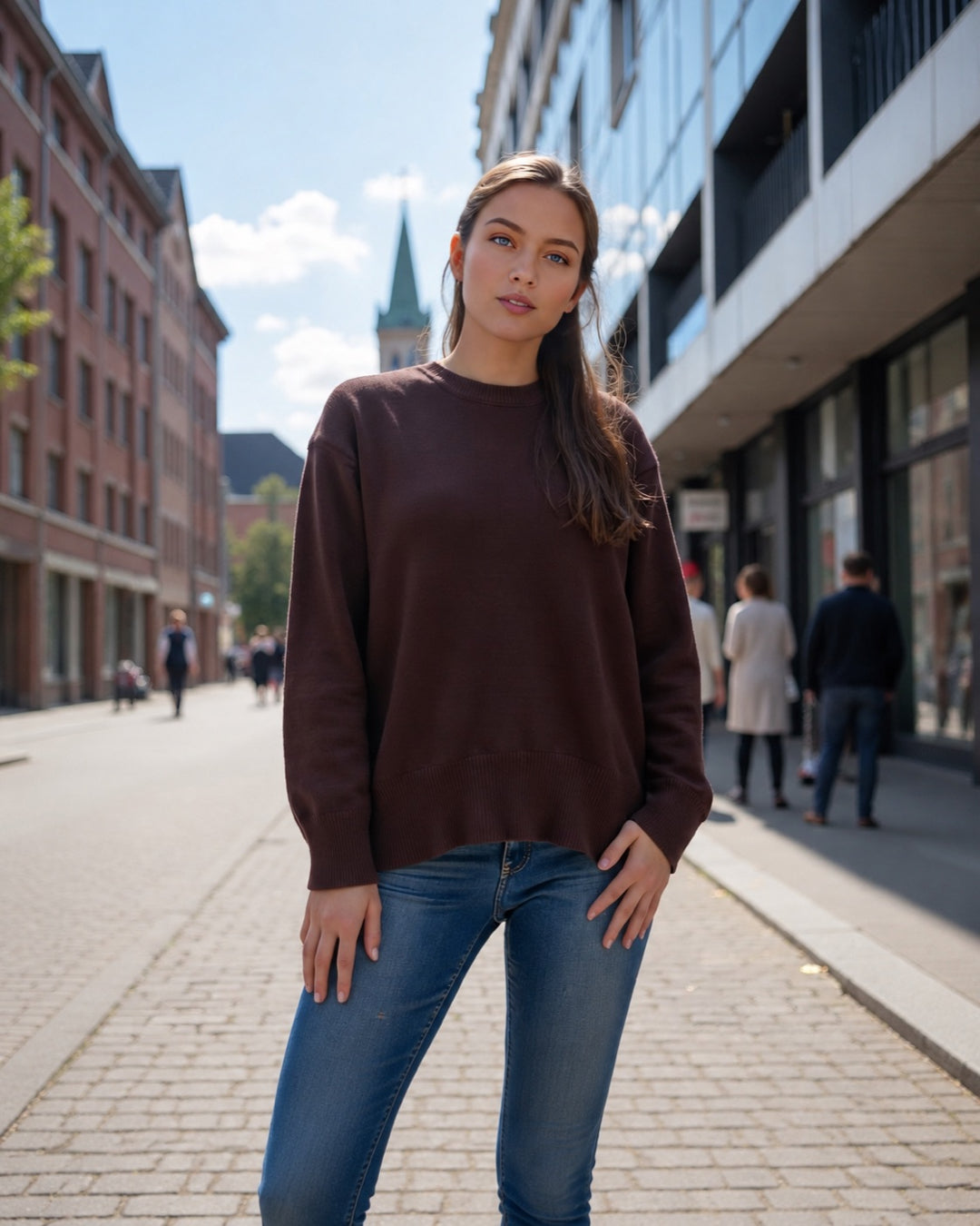 Maëlle — Jersey de Punto Oversize