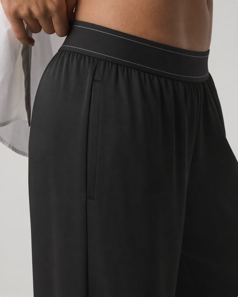 Orelia — Pantalón Palazzo de Caída Fluida