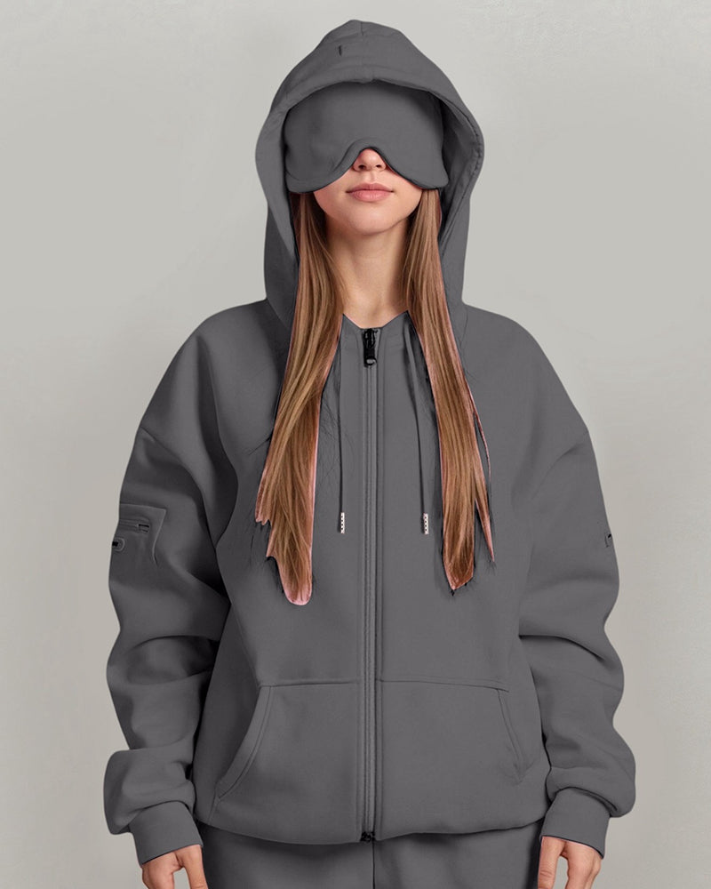 Somnéa — Sudadera Oversize Zip-Up