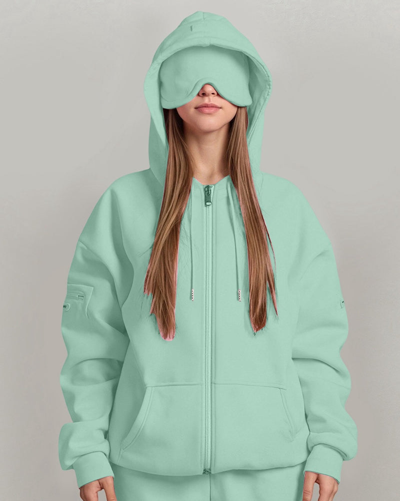 Somnéa — Sudadera Oversize Zip-Up