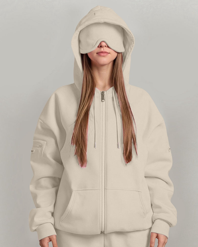 Somnéa — Sudadera Oversize Zip-Up