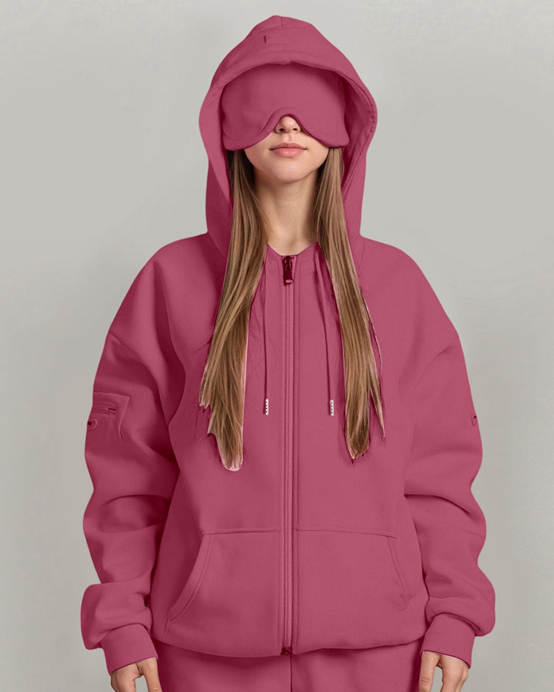 Somnéa — Sudadera Oversize Zip-Up