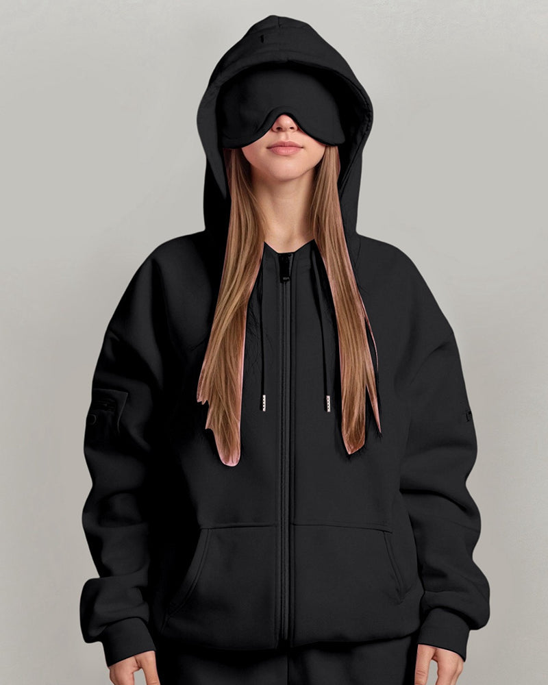 Somnéa — Sudadera Oversize Zip-Up
