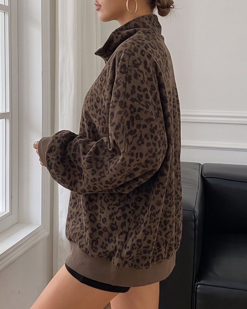 Félina — Jersey Oversize Half-Zip