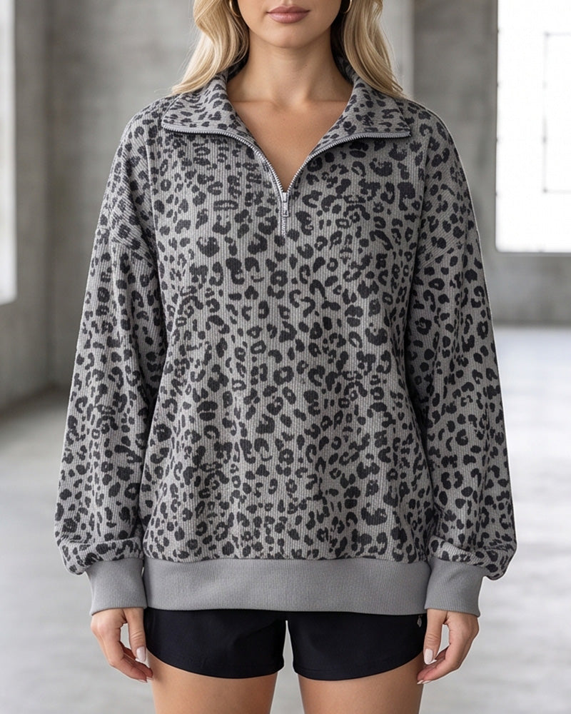 Félina — Jersey Oversize Half-Zip