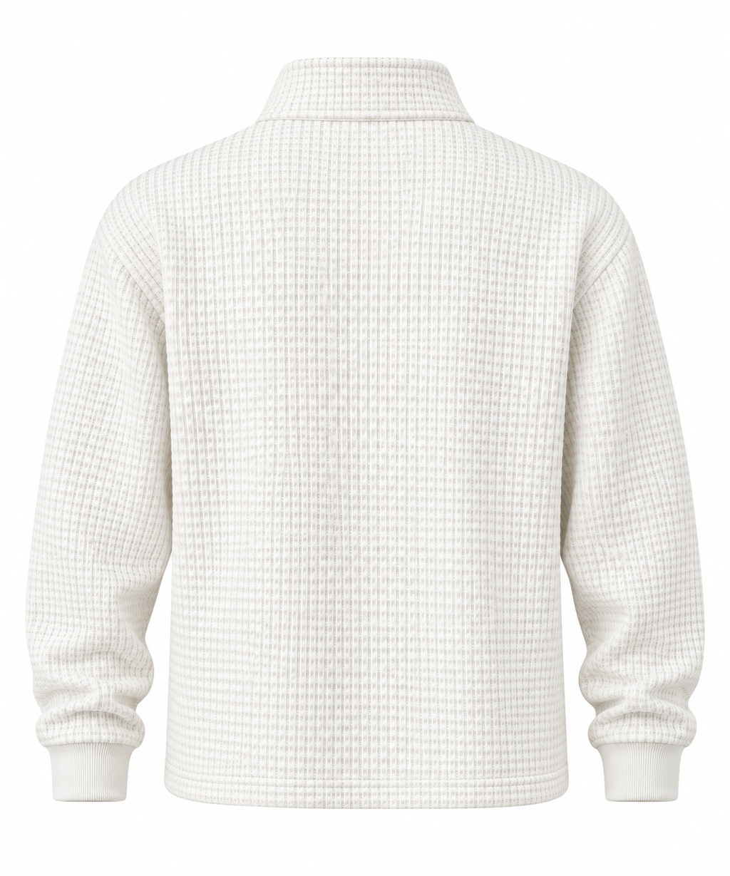 Eyara — Jersey Waffle Quarter-Zip