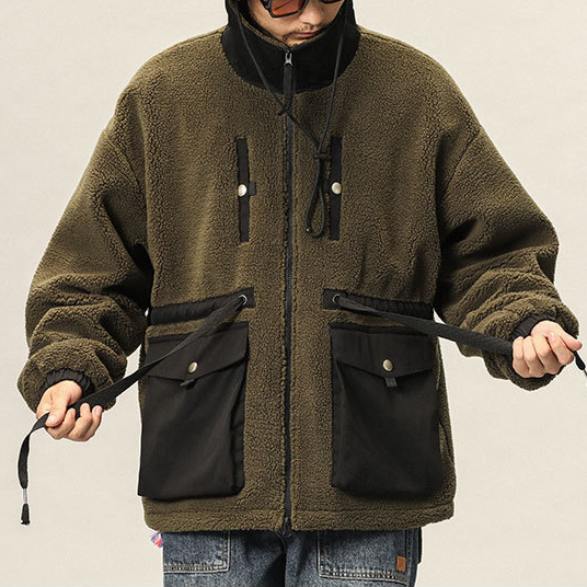 Rafael — Chaqueta Sherpa Cargo
